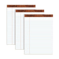 Tops The Legal Pad Legal Pad, 8-1/2 X 11-3/4 Inches, Perforated, White, Legal/Wide Rule, 50 Sheets Per Pad, 3 Pads Per Pack (753
