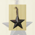 CWI Gifts Metal Barn Star, Black
