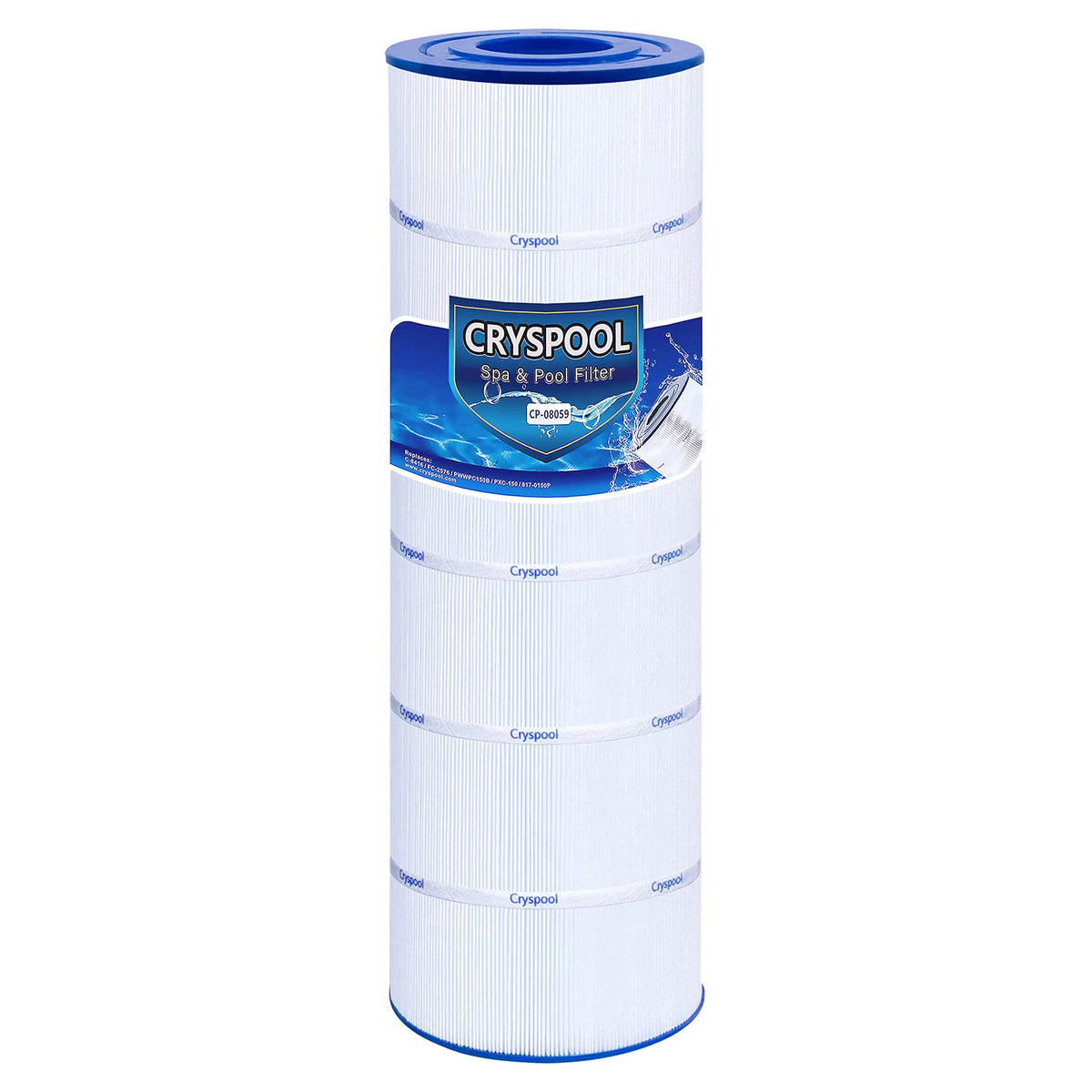 Cryspool Spa Filter Compatible With Pwwpc150B, Sta-Rite 25230-0150S, Posi-Clear Pxc-150, C-8416, Fc-2576,150 Sq. Ft. 1 Pack.