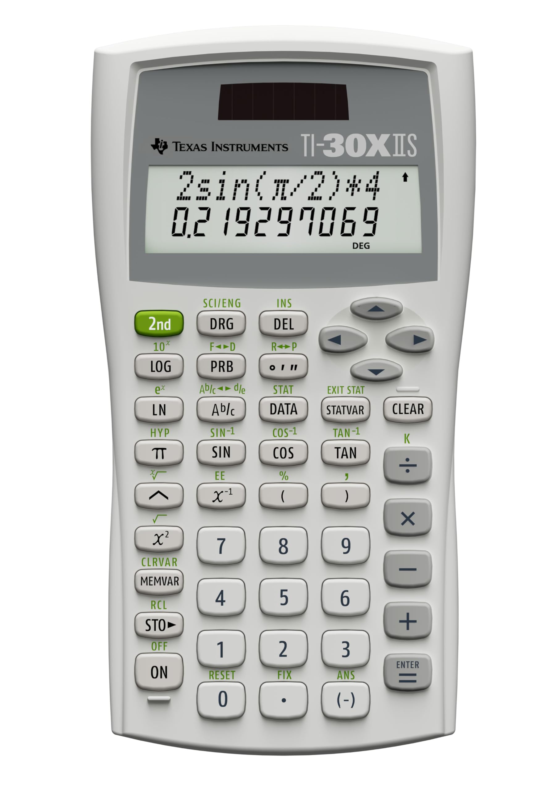 Texas Instruments Ti-30Xiis Scientific Calculator, White