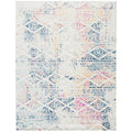 SAFAVIEH Tulum Collection X-Large Area Rug - 12 x 15, Ivory & Blue, Moroccan Boho Tribal Design, Non-Shedding & Easy Care, Ide