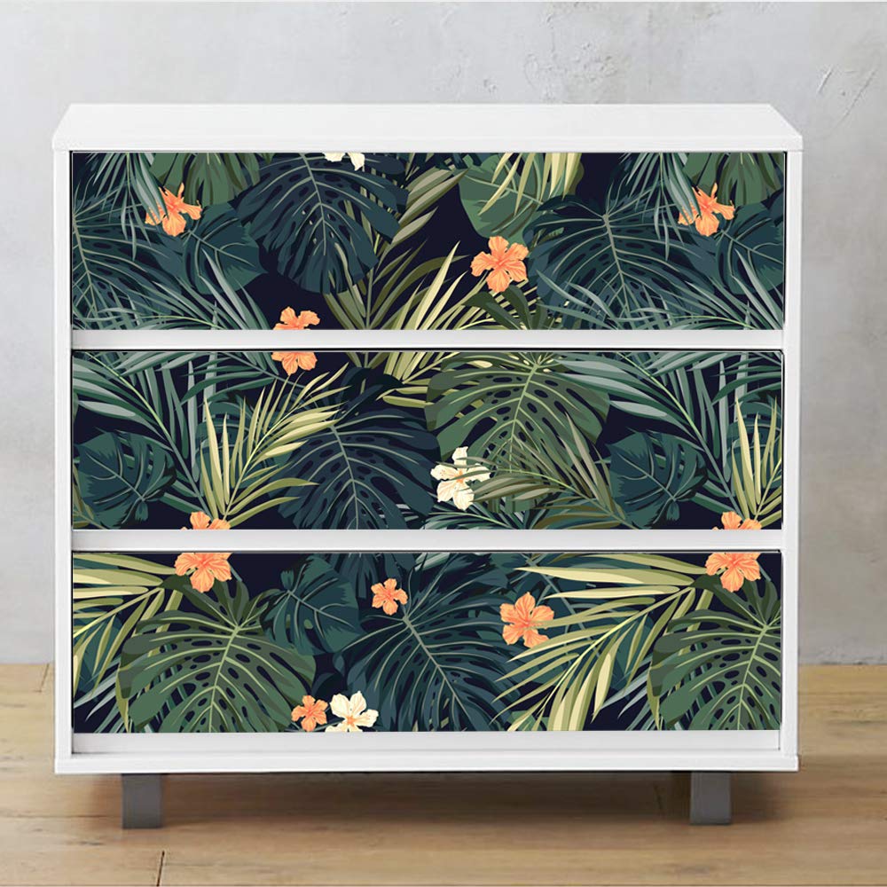 Self-Adhesive Dresser Sticker, Peel and Stick Furniture Stickers/Decals, Removable Furniture Skin (010, MALM)