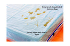 Juneshe Crib Mattress Storage Bag With Zipper -5 Mil Plastic Waterproof Crib Mattress Bag For Moving And Storage