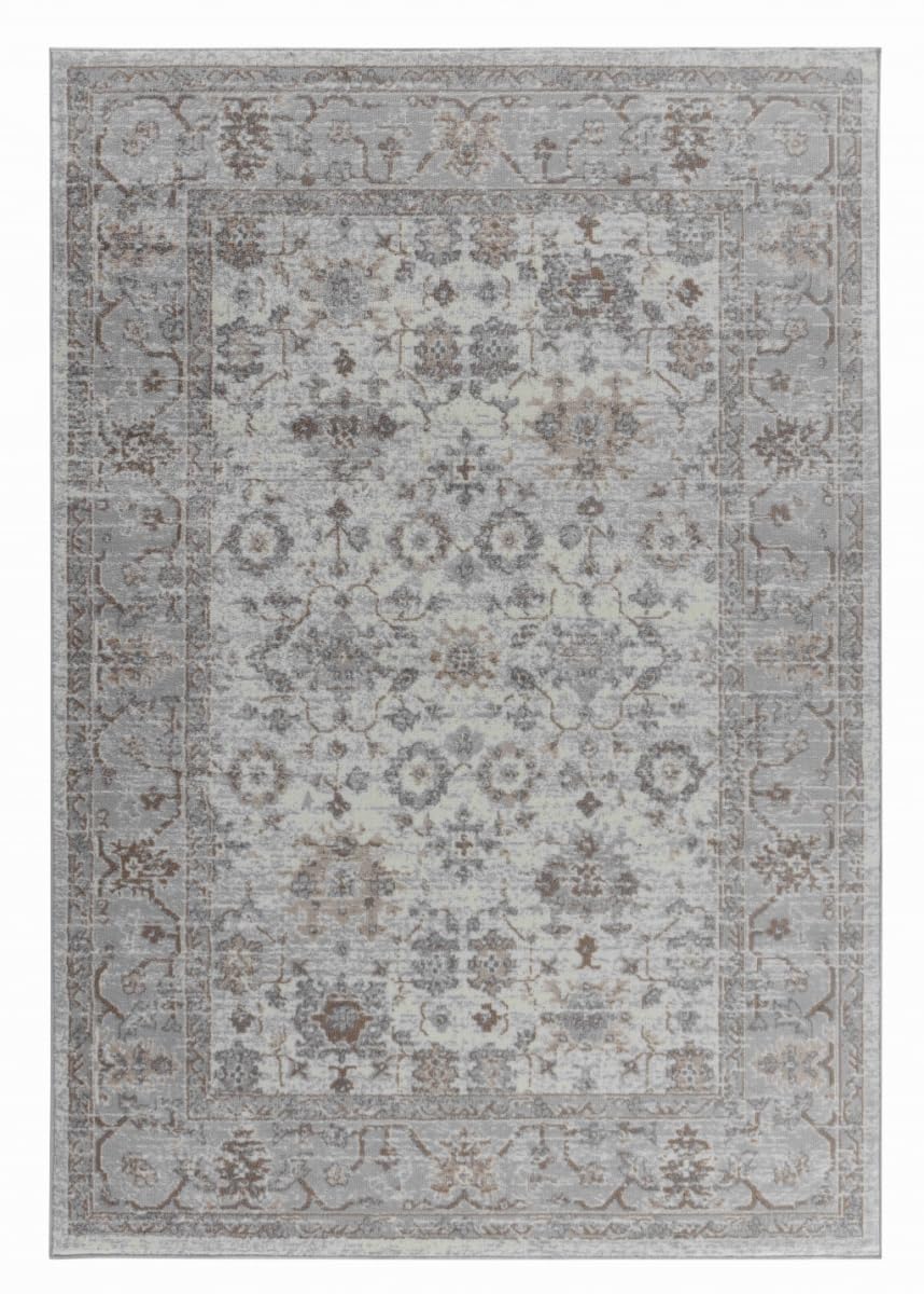 HomeRoots 506645 8 x 11 ft. Gray Oriental Rectangle Area Rug