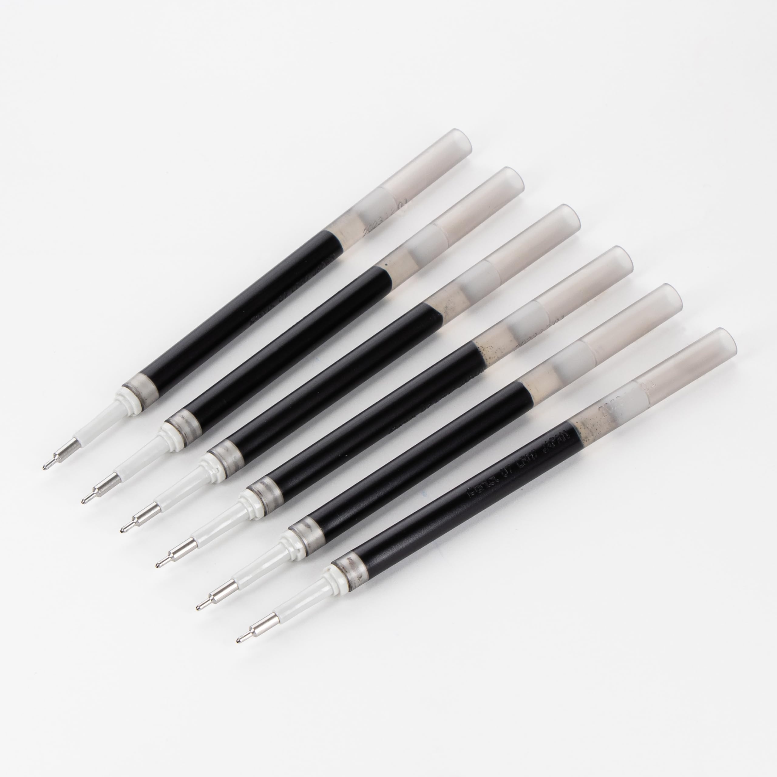 Pentel Refill Ink - For Energel Gel Pen, 0.7Mm Needle Tip, Fine, Black Ink, Pack Of 6 Refills (Lrn7-6A)