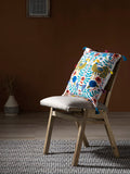 Contrast Living Sagyur Linen Printed Cushion Cover 20X20 Inch | Pack Of 2 Pcs Cushions|Cushion Cases For Sofa, Chair | (20X20 In