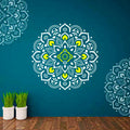 RDMDECOR Modern Rangoli Art DIY Wall Stencils for Home Decor Size : (16 Inches x 24 Inches)