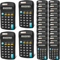 Riccioney 24 Pack Basic Calculators For Students Pocket Size Mini Calculators 8 Digit Display Basic Calculator Solar Battery Dua