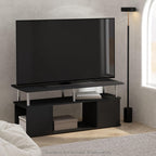 Furinno Utility Design Coffee Table, Americano/Chrome