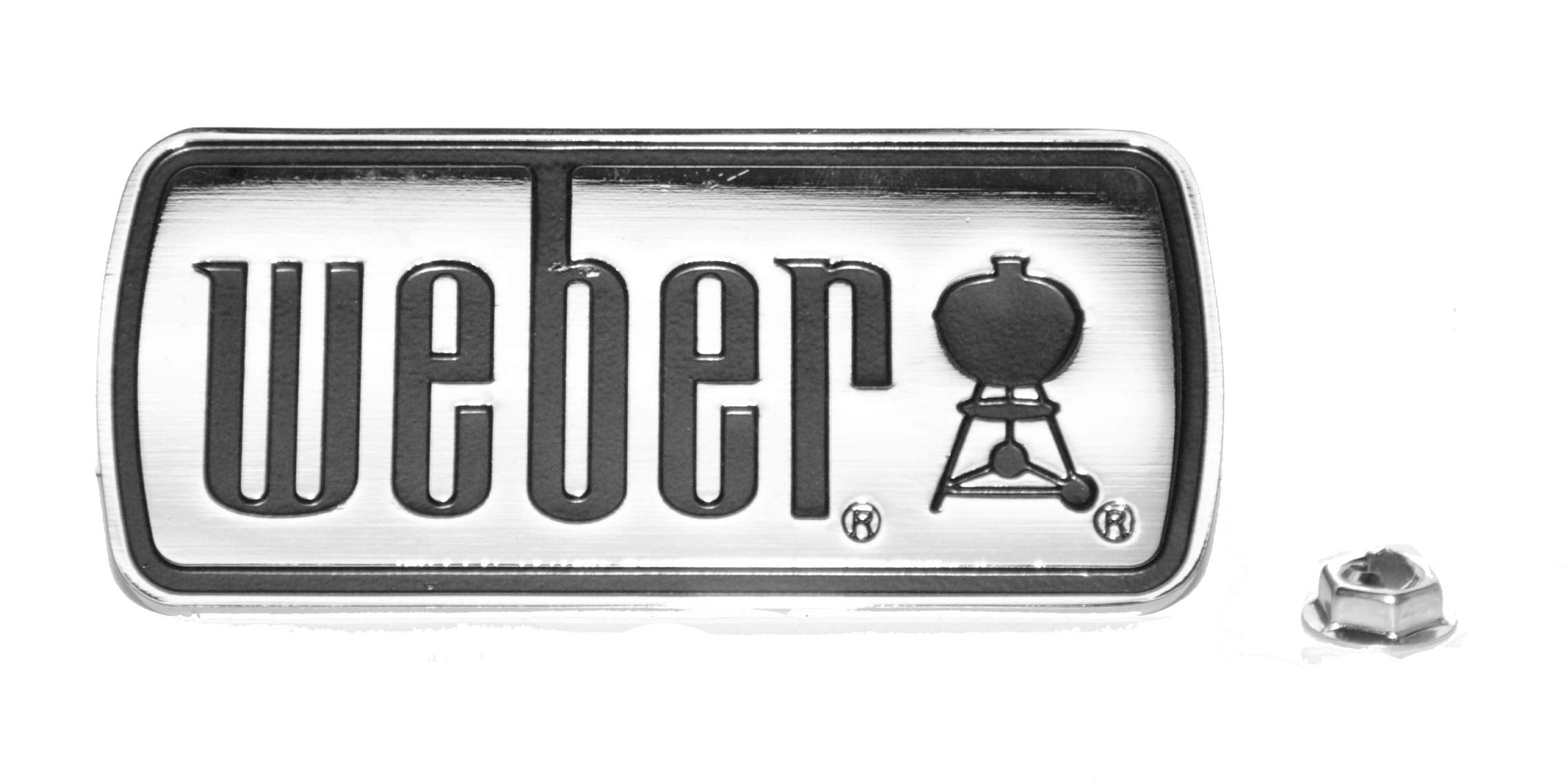 Weber 51406 Logo Label With Fastener