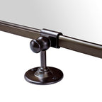 Tehome 20X24'' Oil Rubbed Bronze Pivot Bathroom Vanity Mirror 24X20'' Metal Framed Dark Bronze Rectangle Tilting Beveled Vanity