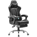 Homall Gaming Chair, Computer Chair With Footrest And Massage Lumbar Support, Ergonomic High Back Video Game Chair With Swivel Seat And Headrest (Red)