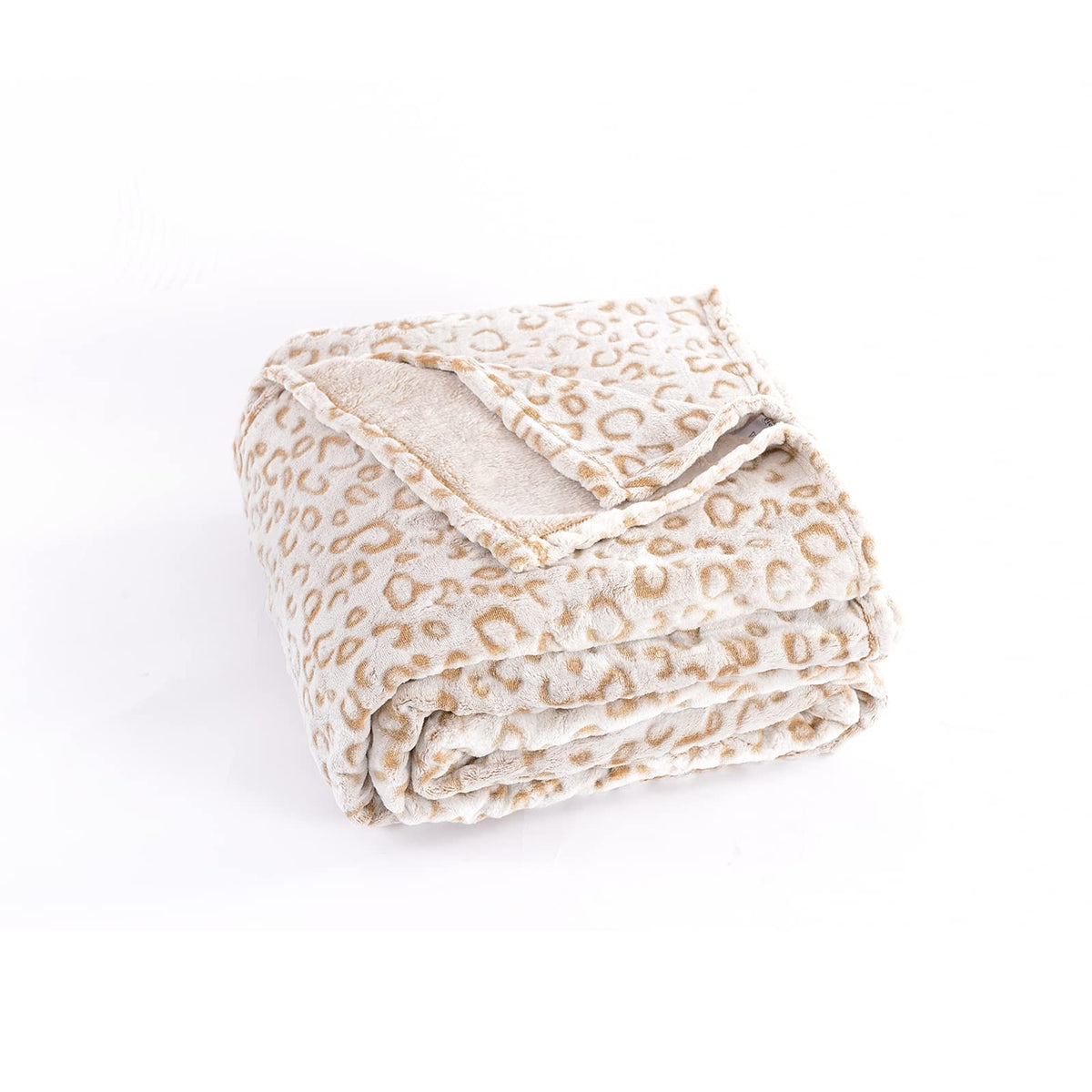 Pleasant Boulevard | Leopard Throw Blanket Fleece, Premium Lightweight Cozy Warm Plush Microfiber Bedspread For Couch Sofa And B