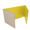 18 X 48 Study Carrel Yellow Corrugated Pack Of 24