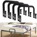 ANTEISI 4 Pcs Mattress Holder for Metal Bed Frame,Mattress Retainer,Non Slip Mattress Gripper,Mattress Slide Stopper for Metal F