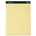Tops Docket Writing Pads, 8-1/2' X 11-3/4', Legal Rule, Canary Paper, 50 Sheets, 12 Pack (63400)