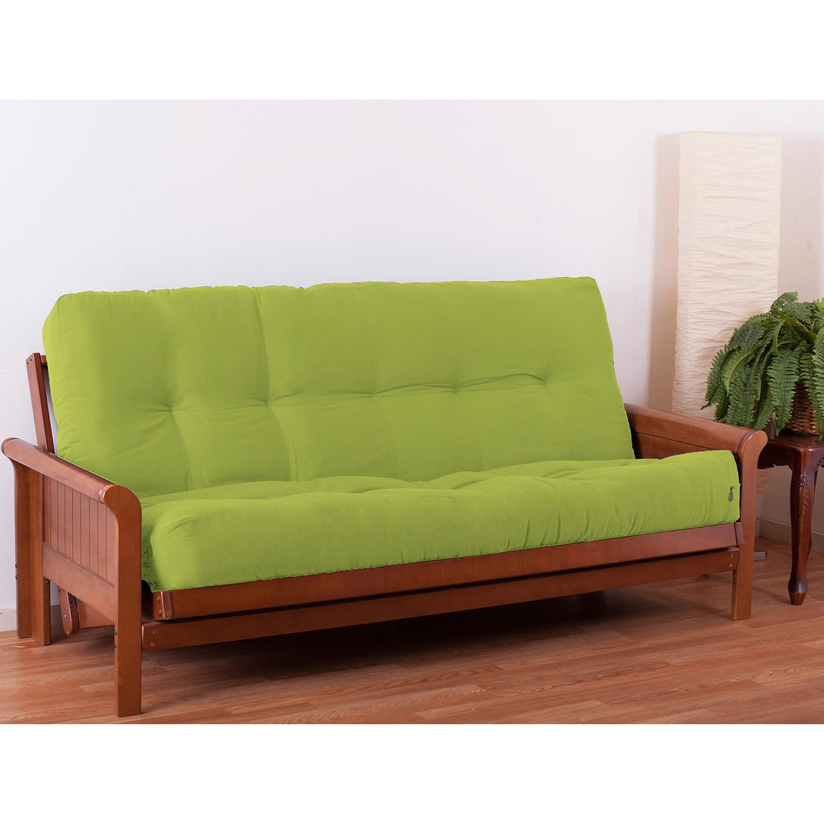 Blazing Needles Renewal 10&quot; Twill Futon Mattress, Full, Mojito Lime