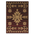 United Weavers Of America Teton Area Rug, 110 Inch  X 72 Inch , Red