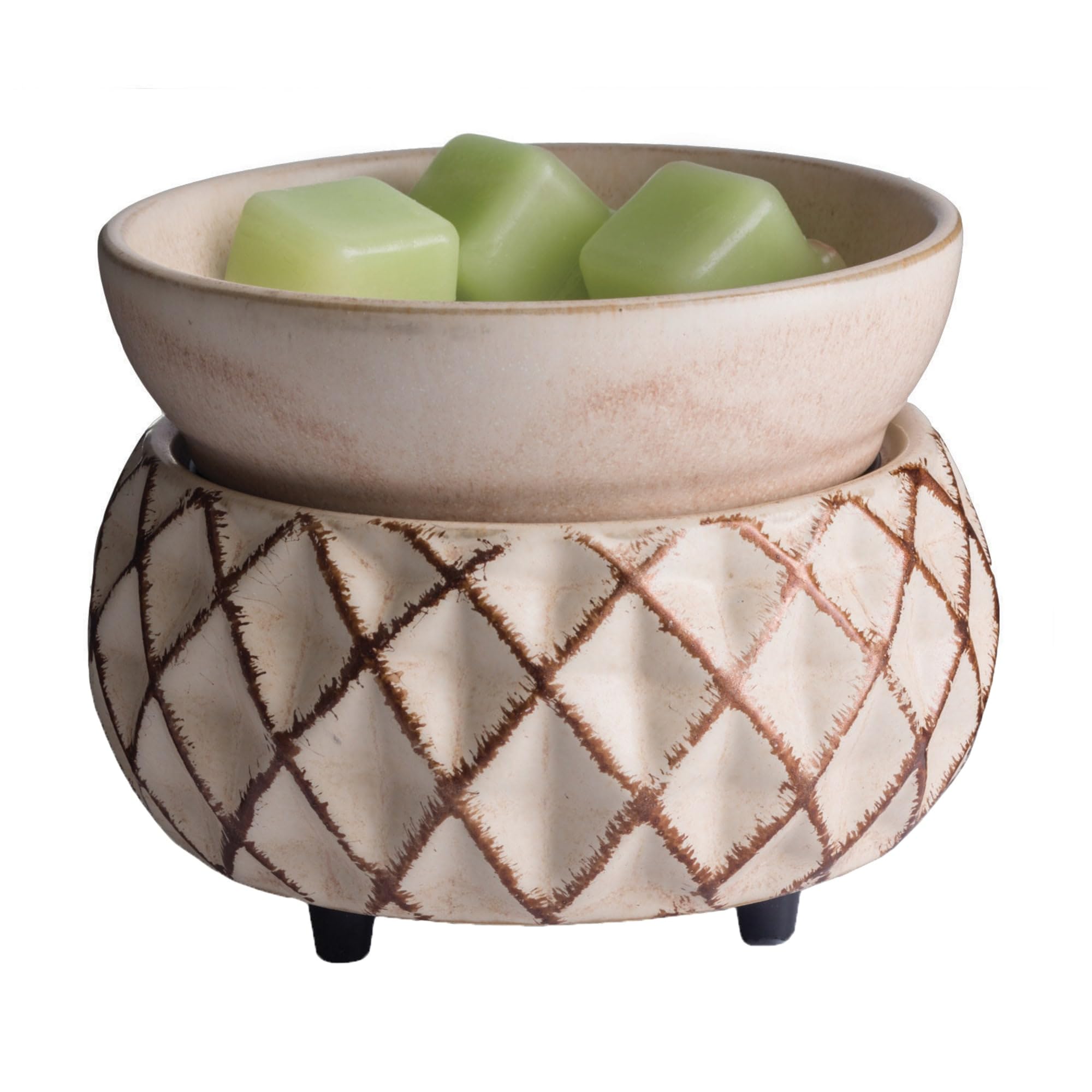 Candle Warmers ETC 2-in-1 Candle and Fragrance Warmer for Warming Scented Candles or Wax Melts and Tarts with to Freshen Room, C