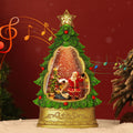 Lewondr Christmas Snow Globe Classic Car with Music and Light, 8 Different Christmas-Themed Songs, 6 Hours Timer Function Snow G