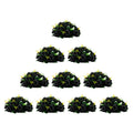 BLOSMON Flower Balls Wedding Rose Centerpieces 10 Pcs Black Fake Flowers Kissing Balls Decor Artificial Floral Arrangements Flow