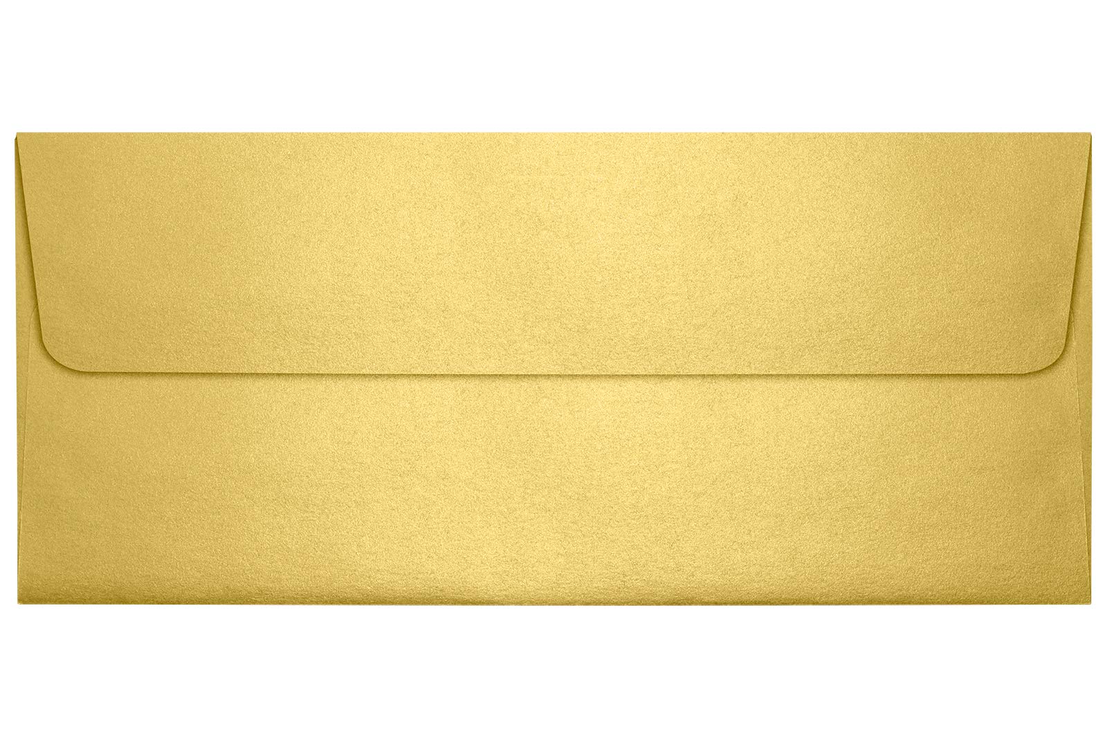 Luxpaper #10 Business Envelopes | Peel & Press | 4 1/8' X 9 1/2' | Gold Metallic | 80Lb. Text | 50 Qty