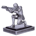 Cyxstar Resin Soldier Executive Pen Holder Desk Organizer Cool Pen Stand Home Decor Resin Pencil Holder With A Pen For Men As Gi
