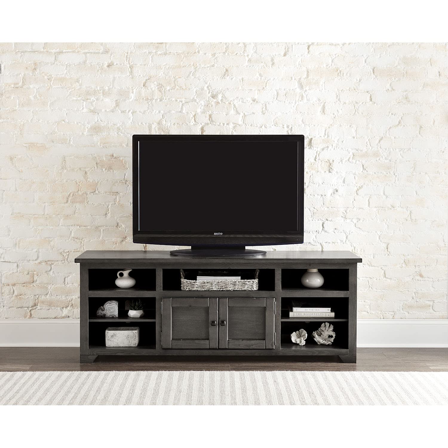 Progressive Furniture Sonoma 70 Inch Console, Storm Gray