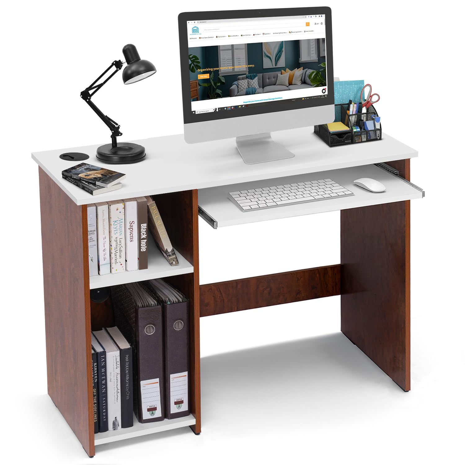 About Space Computer Table For Home  Study Table For Students, Adults Work Table For Home Office With Keyboard Tray, Adjustable