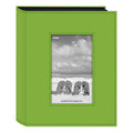 Pioneer Photo Albums FRM-246CG Sewn Leatherette Frame Photo Album, Lime Green