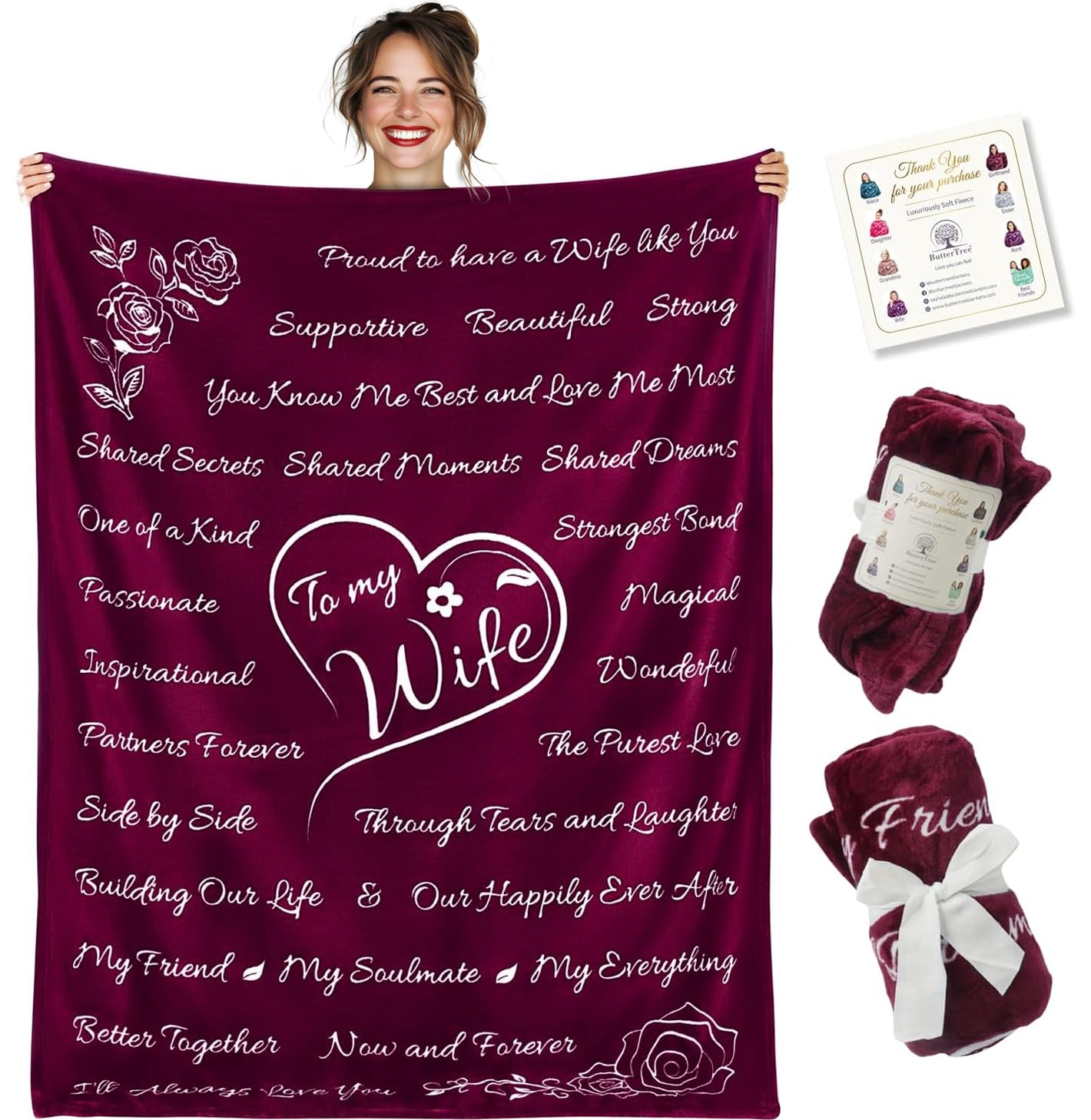 Gifts For Wife Blanket, Wife Gifts For Her Anniversary, My Wife Birthday Gift Ideas, Gift From Husband For Wife Anniversary, Bir