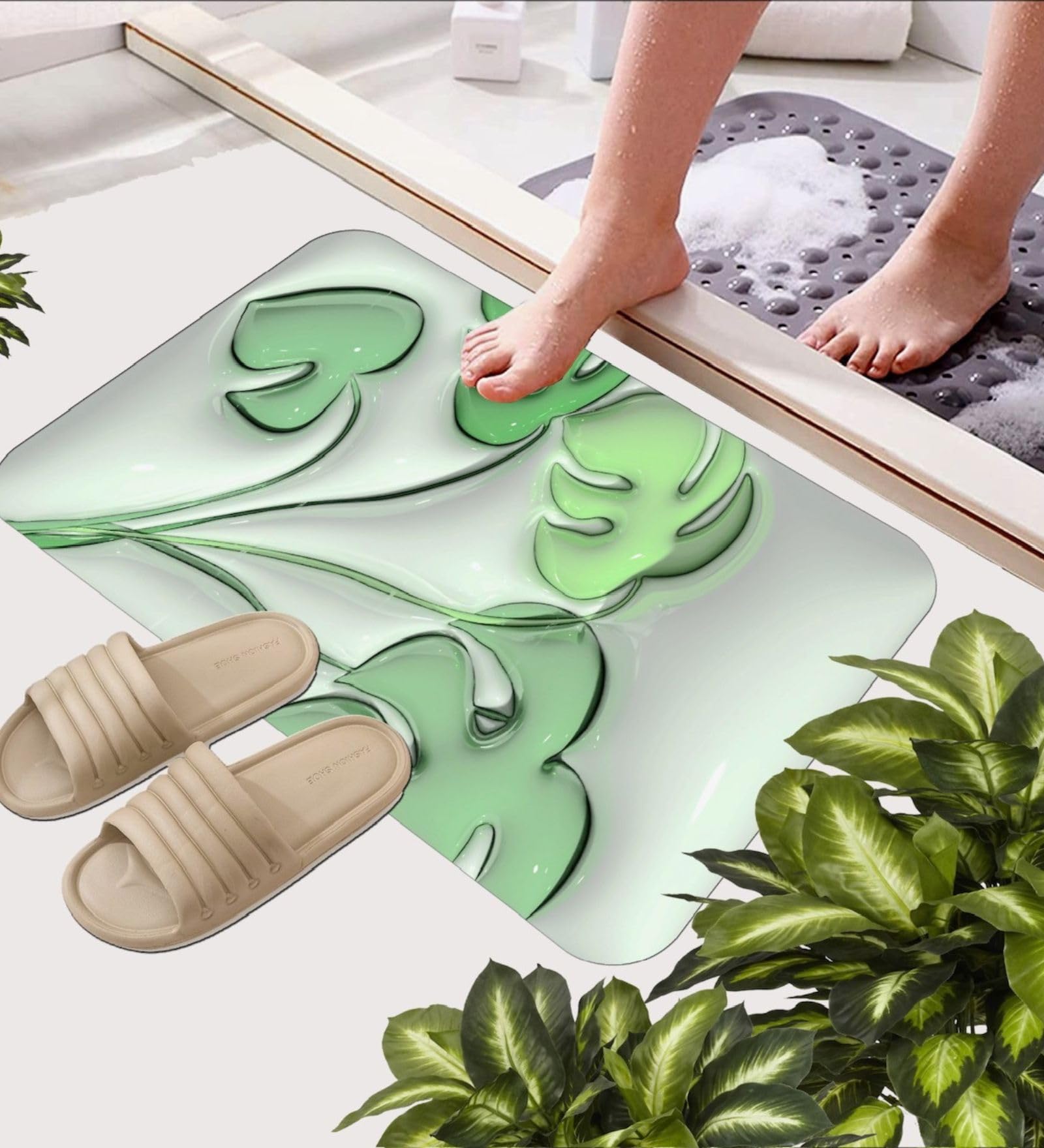 Ambbi Collections Anti Skid Bath Mat