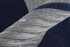 HomeRoots 514593 9 x 12 ft. Blue & Silver Wool Geometric Hand Tufted Handmade Rectangle Area Rug