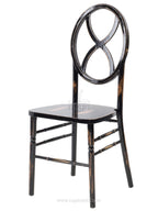 Commercial Seating Products Sandglass Lime Black Wood Chairs, 2-Pack