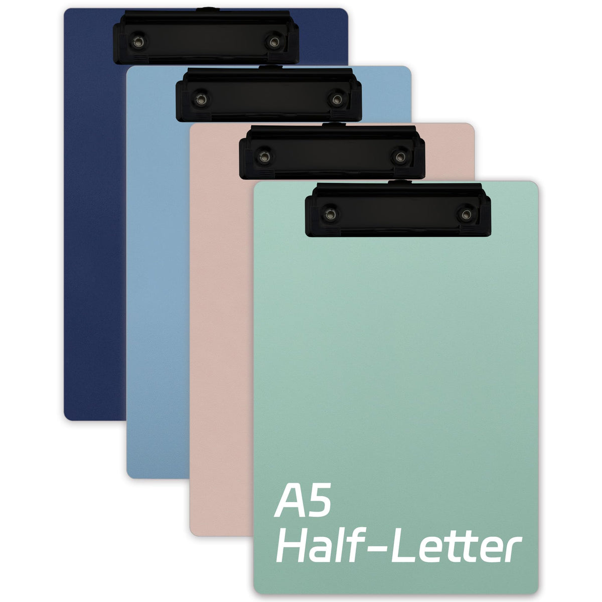 Small Clipboards 6' X 9' Mini Clipboards 4-Pack Half Letter Memo Size Clipboard Menu Pads Receipt Clips For School Office Rest