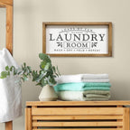 Macvad Laundry Signs For Home Decor Loads Of Fun Laundry Room Wooden Sign