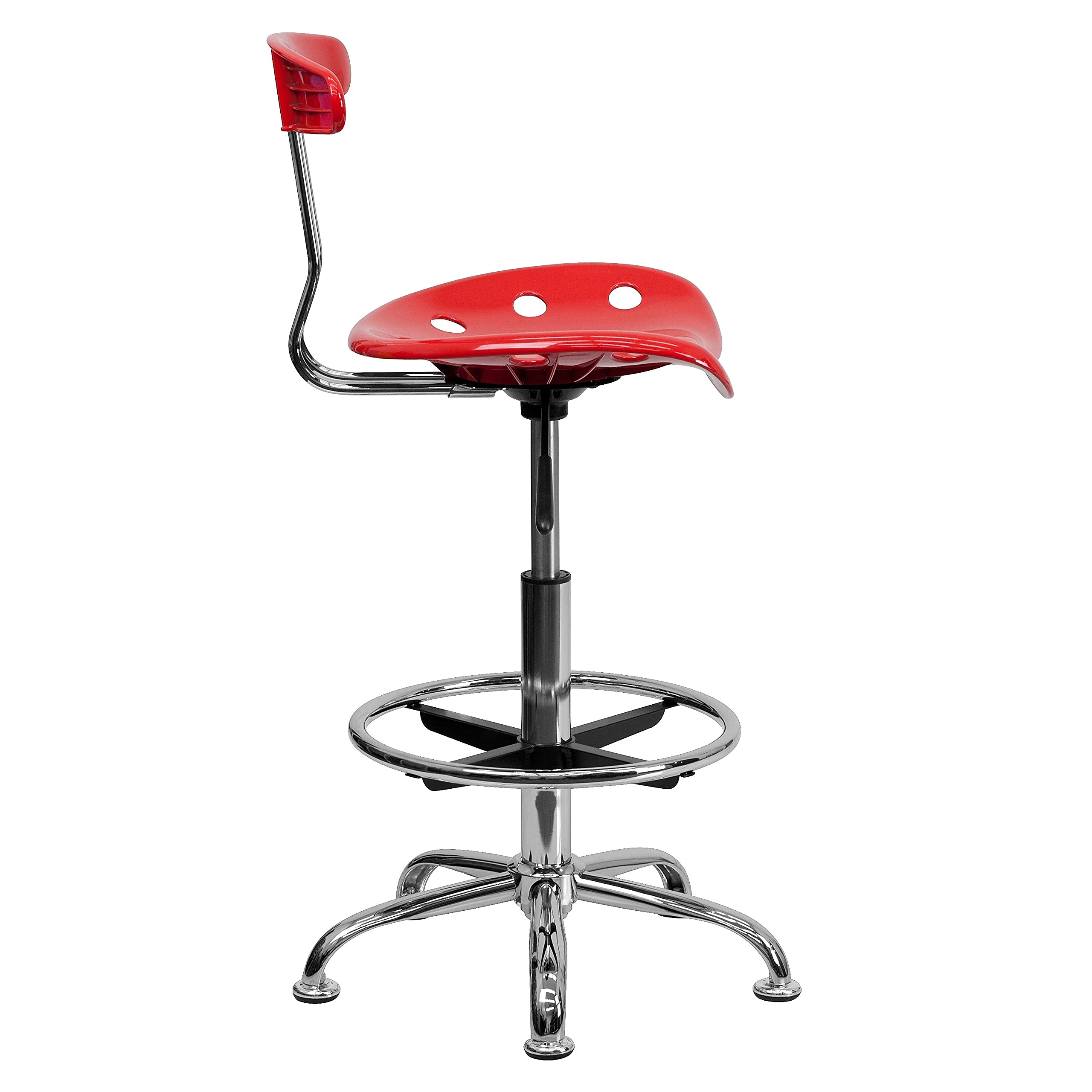 Vibrant Drafting Stools W/Tractor Seat
