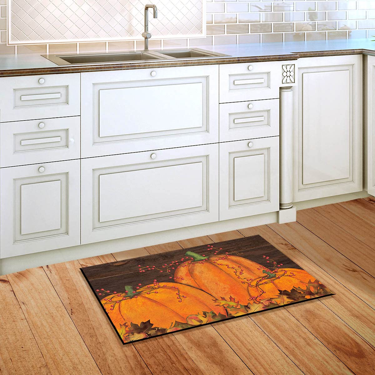 Briarwood Lane Rustic Pumpkin Patch Fall Doormat Autumn Indoor/Outdoor 30' X 18'
