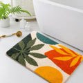 MADHUMA Flower Super Soft (40x60 cm) Microfiber 2000 GSM Bath Mat Super Absorbent AntiSkid Door Mats for Home/Bathroom/Bedroom/