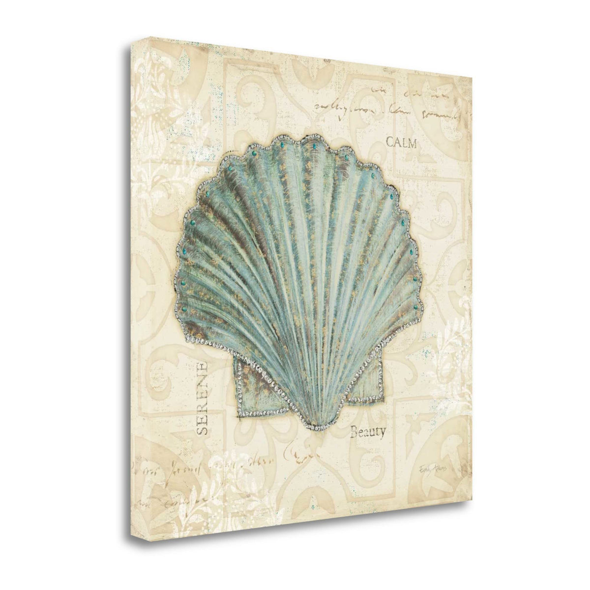 20' Soft Beach Treasures Journal Giclee Print on Gallery Wrap Canvas Wall Art