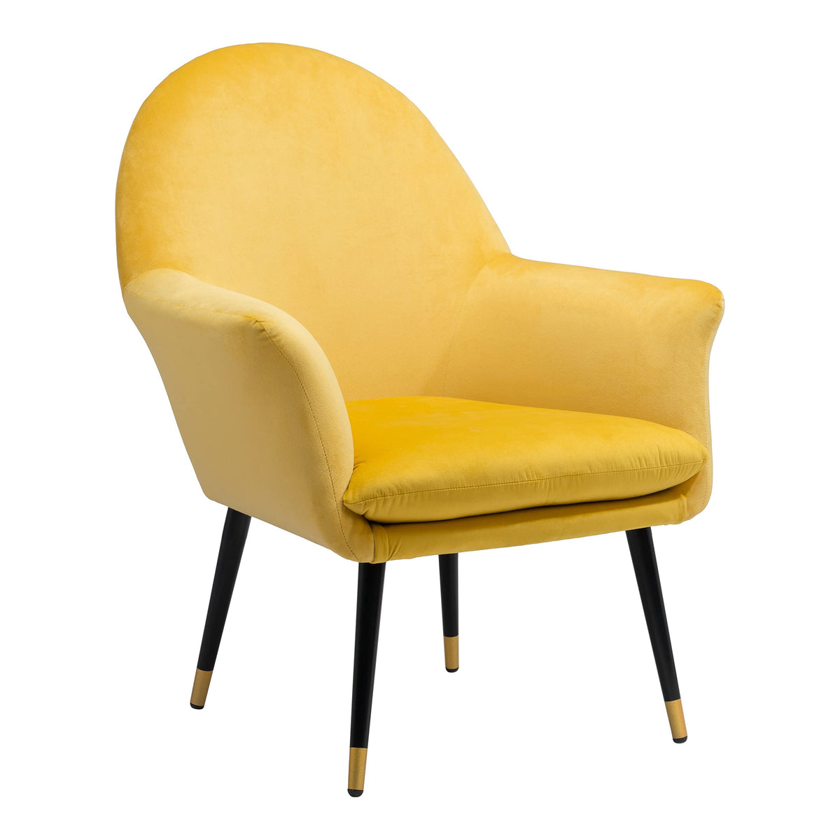 Zuo Alexandria Accent Chair Yellow