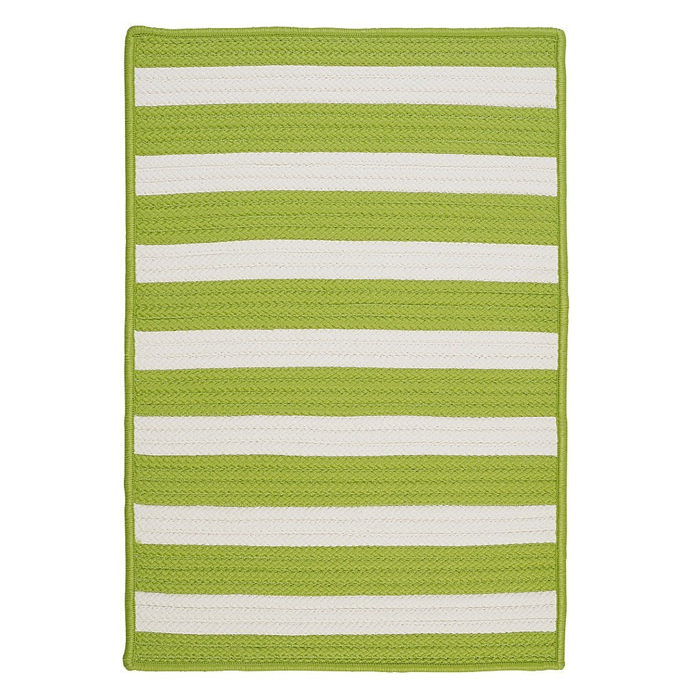 Stripe It Rug, 2 By 3-Feet, Bright Lime