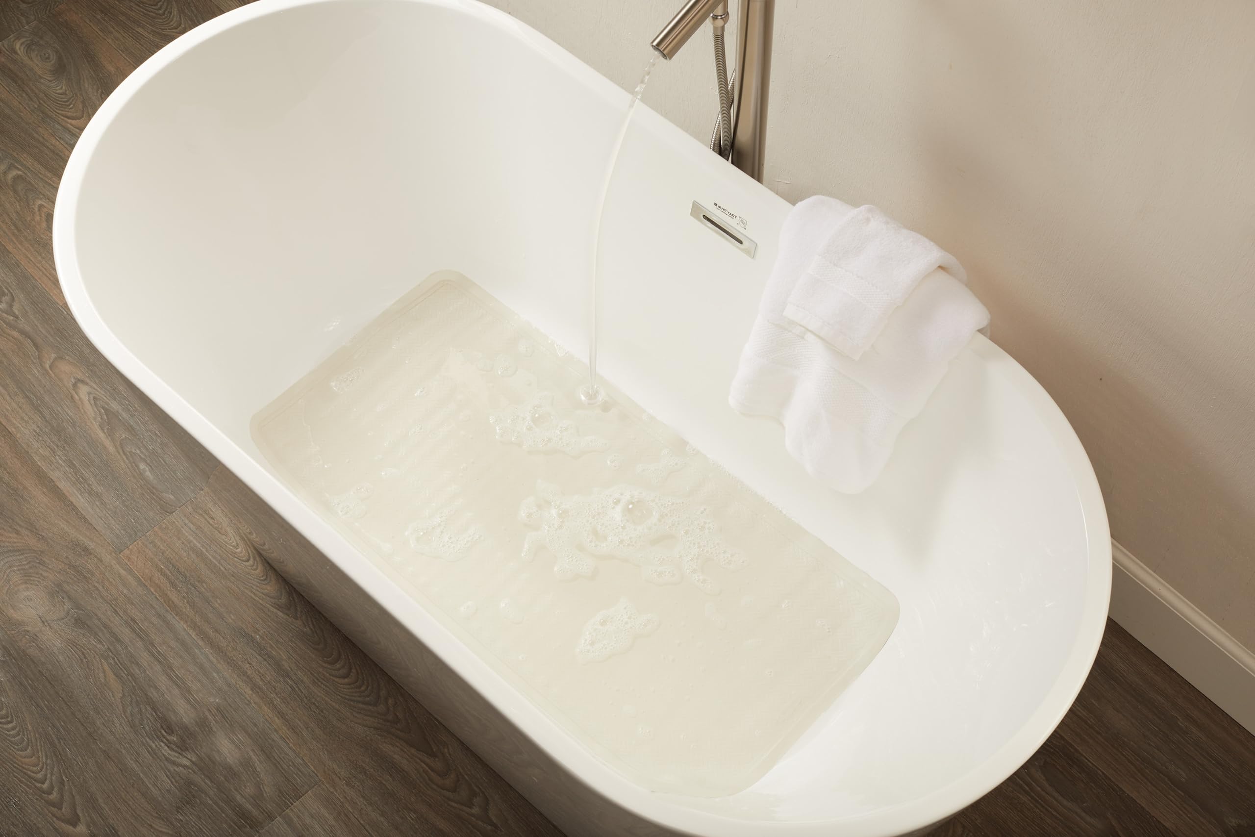 Safti Grip Bath Mat Xlarge,White