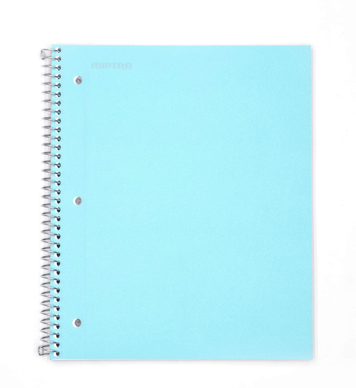 Mintra Office Durable Spiral Notebooks, 1 Subject, (Teal, 4X4 Graph 1Pk), 100 Sheets, Poly Pocket, Moisture Resistant Cover, Sch