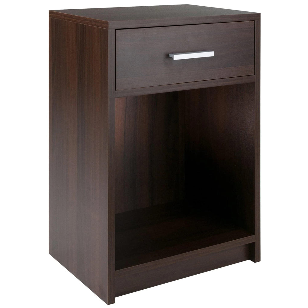 Winsome Wood Rennick Accent Table, Cocoa 15.75 x 12.48 x 23.62