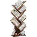 About Space Book Shelf For Home  7 Tier Tree Shaped Book Rack For Study Room Diy Wooden Book Stand With Bottom Storage Space Fo