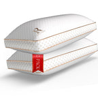 Royal Therapy 2-Pack King Memory Foam Pillow, Adjustable Shredded Odor-Free Pillow for Neck & Shoulder Pain Relief, Support for 