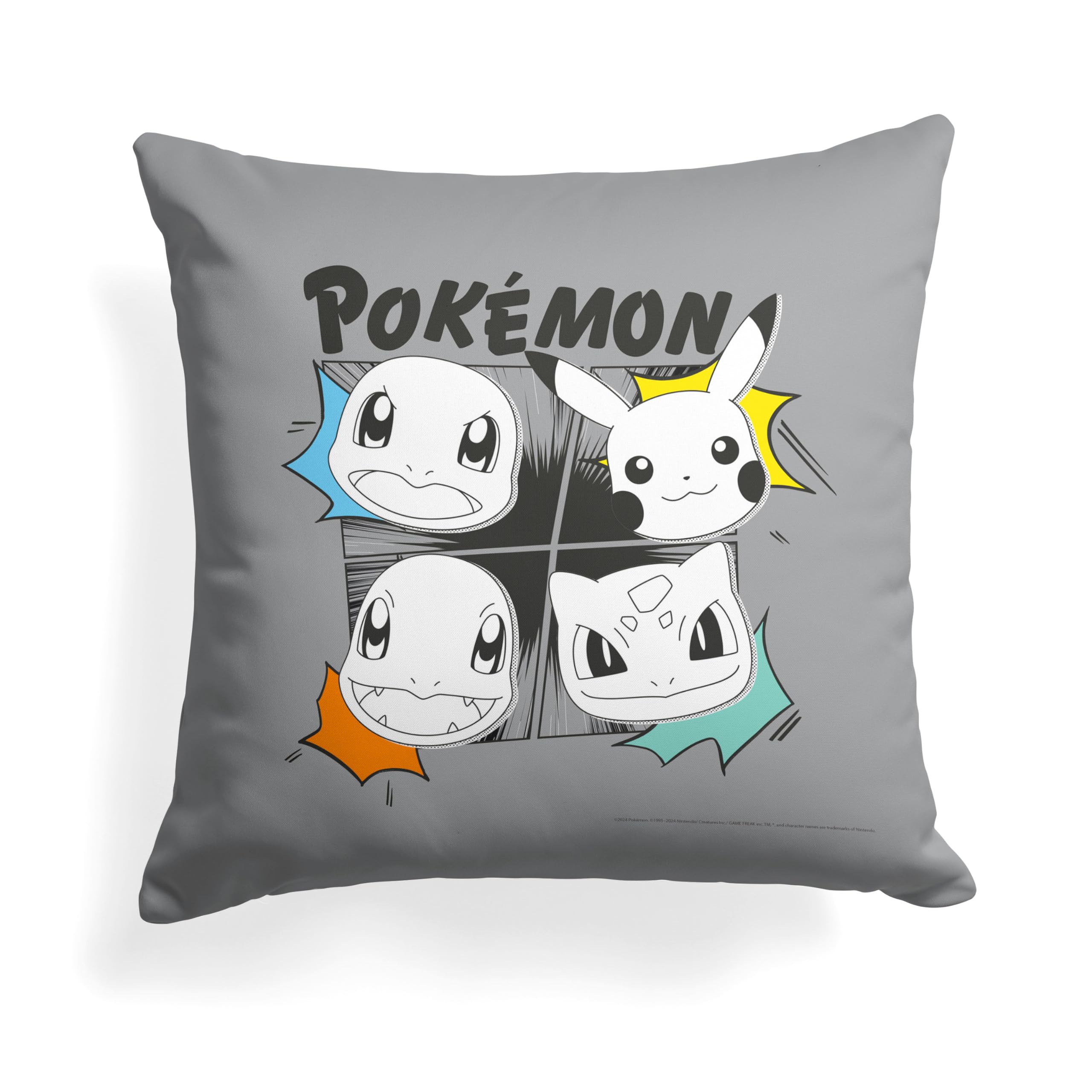 Northwest Pokemon Pillow, 18' X 18', One Of A Kind
