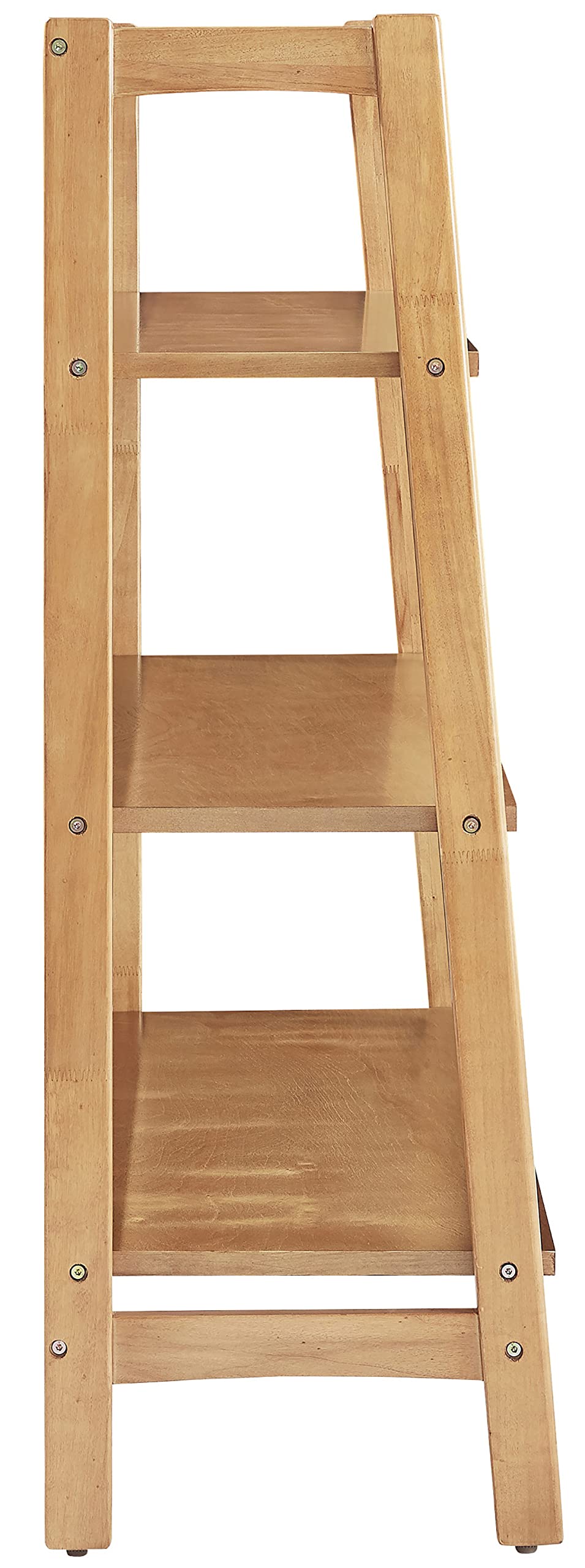 Crosley Furniture Landon Bookcase with 3 Storage Shelves, 3 Tier Bookshelf, Acorn