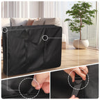 Extra Large Outside Folding Chair Storage Bag With Zipper And Handles, 600D Folding Chair Carry Bag For Zero Gravity Chair Cover, Portable Folding Lounge Chair Carrying Bags, 43' L X 11' W X 29' H